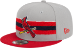 Men's St. Louis Cardinals Bird New Era Gray/Red Band 9FIFTY Snapback Hat