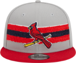 Men's St. Louis Cardinals Bird New Era Gray/Red Band 9FIFTY Snapback Hat