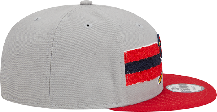 Men's St. Louis Cardinals Bird New Era Gray/Red Band 9FIFTY Snapback Hat