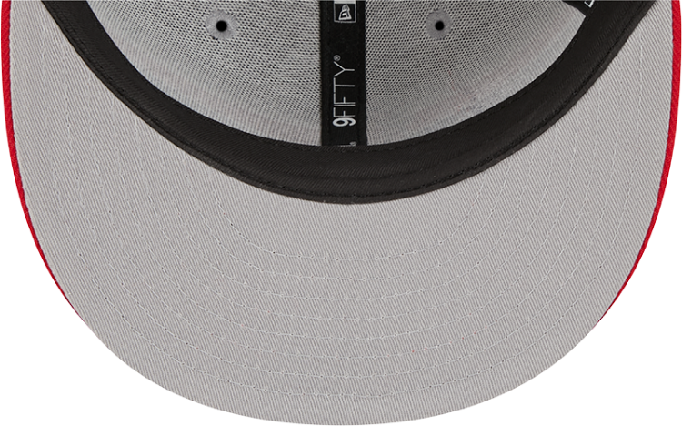 Men's St. Louis Cardinals Bird New Era Gray/Red Band 9FIFTY Snapback Hat