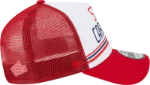 St. Louis Cardinals New Era Team Stacked Trucker 9FORTY Snapback Hat - White/Red