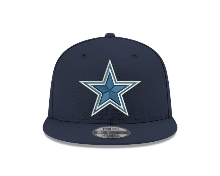 Dallas Cowboys New Era Mens NFL Patch Up 9Fifty Hat front view