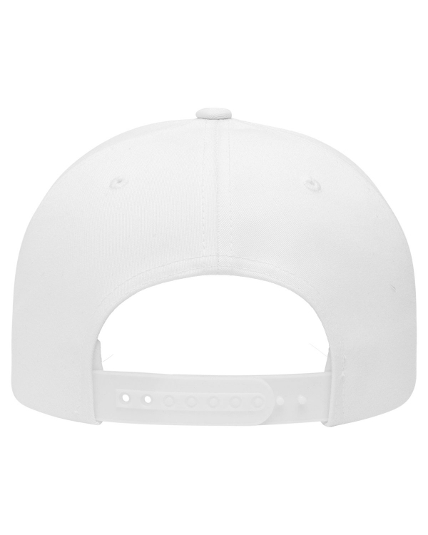 6389 Yupoong CVC Twill Snapback Hat front view