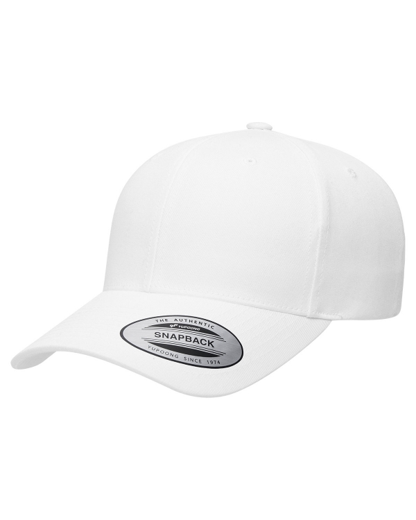 6389 Yupoong CVC Twill Snapback Hat side view