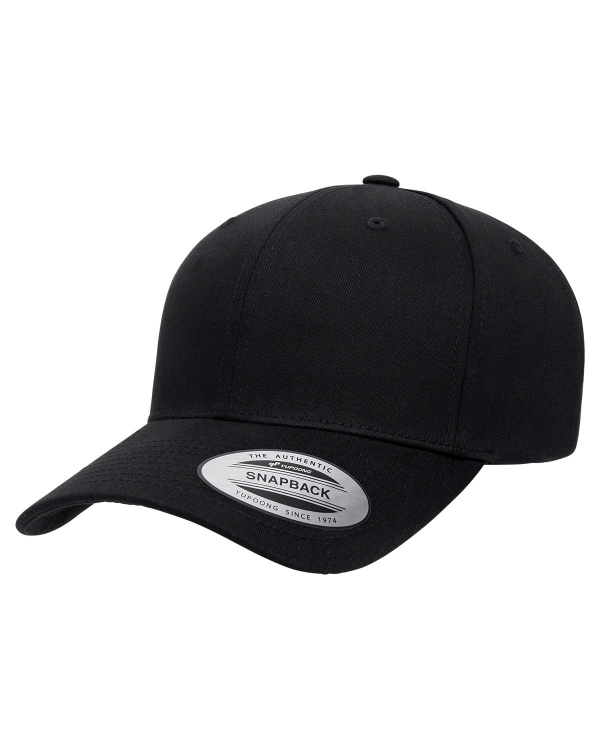 6389 Yupoong CVC Twill Snapback Hat image 5