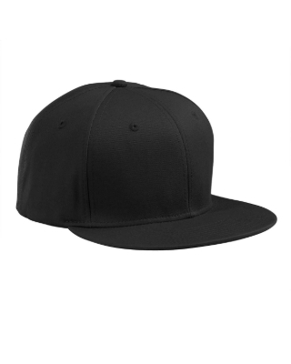 BA516 Big Accessories Flat Bill Snapback Cap front view