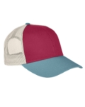 Picture of AP1919 Authentic Pigment Tri-Color Trucker Cap 