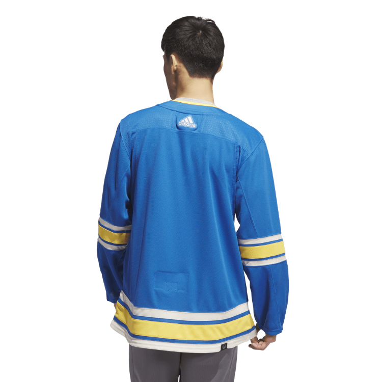 St. Louis Blues adidas Men's Alternate Authentic Jersey - Blue detail view
