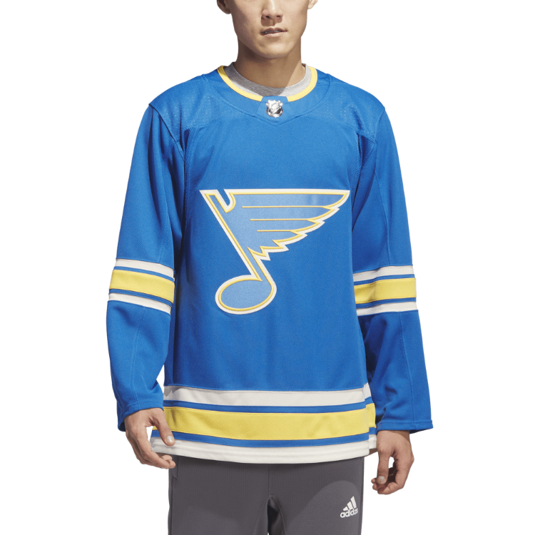 St. Louis Blues adidas Men's Alternate Authentic Jersey - Blue image 5