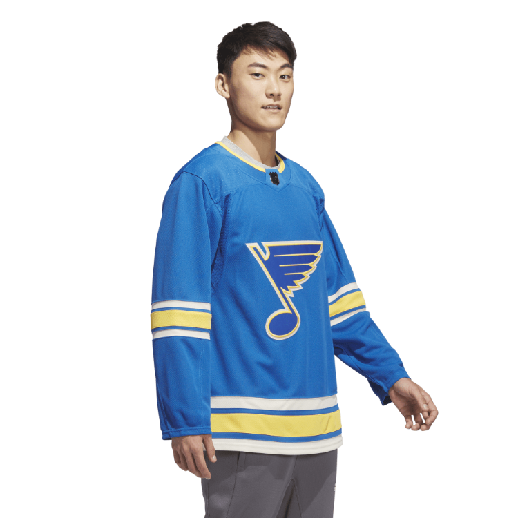 St. Louis Blues adidas Men's Alternate Authentic Jersey - Blue image 6