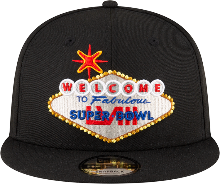Men's New Era Black Kansas City Chiefs Super Bowl LVIII Tarmac 9FIFTY Snapback Hat
