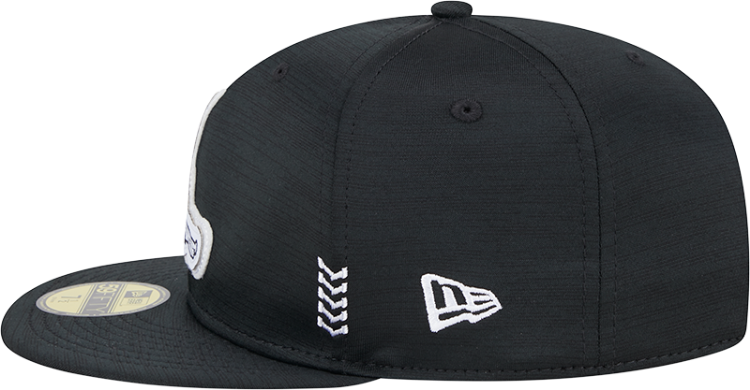 St. Louis Cardinals New Era MLB24 Club 5950 CW Black/White Fitted Hat detail view