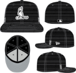 St. Louis Cardinals New Era MLB24 Club 5950 CW Black/White Fitted Hat