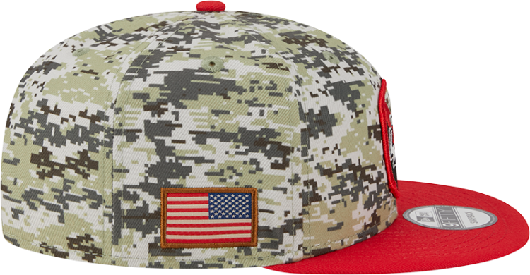 Kansas City Chiefs 2023 Salute to Service Camo 9FIFTY Snapback image 5