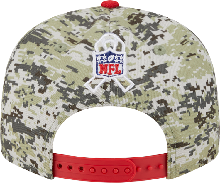 Kansas City Chiefs 2023 Salute to Service Camo 9FIFTY Snapback image 6