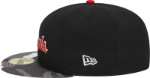 St. Louis Cardinals  Metallic Camo 100th Anniversary Black Fitted Hat