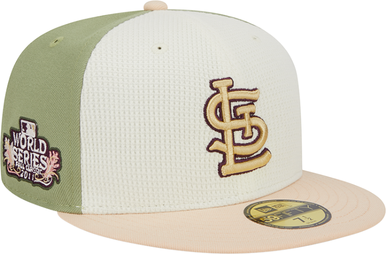 St. Louis Cardinals Thermal Front World Series 2011 Commemorative New Era 5950 Fitted Cap side view