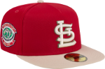 St. Louis Cardinals Canvas A Frame New Era 30th Anniversary Busch Stadium 5950 Fitted Cap