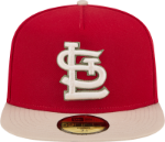 St. Louis Cardinals Canvas A Frame New Era 30th Anniversary Busch Stadium 5950 Fitted Cap