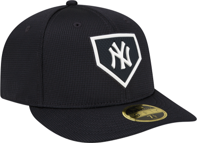 Men's New York Yankees 2021 New Era Navy Clubhouse Low Profile Game 59FIFTY Fitted Hat front view
