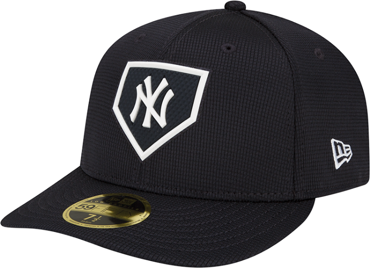 Men's New York Yankees 2021 New Era Navy Clubhouse Low Profile Game 59FIFTY Fitted Hat side view
