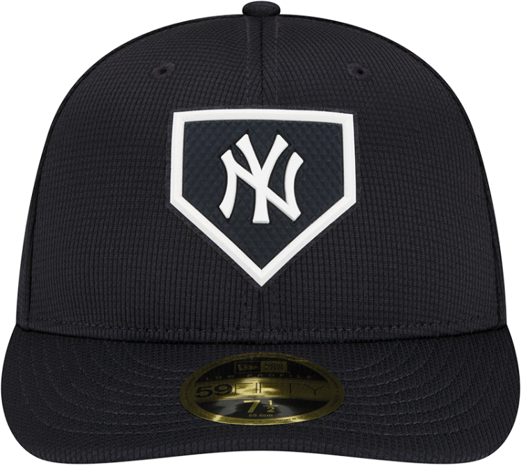 Men's New York Yankees 2021 New Era Navy Clubhouse Low Profile Game 59FIFTY Fitted Hat back view