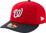 Washington Nationals New Era MLB On-Field Low Profile 59FIFTY Fitted Hat~Navy