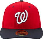 Washington Nationals New Era MLB On-Field Low Profile 59FIFTY Fitted Hat~Navy