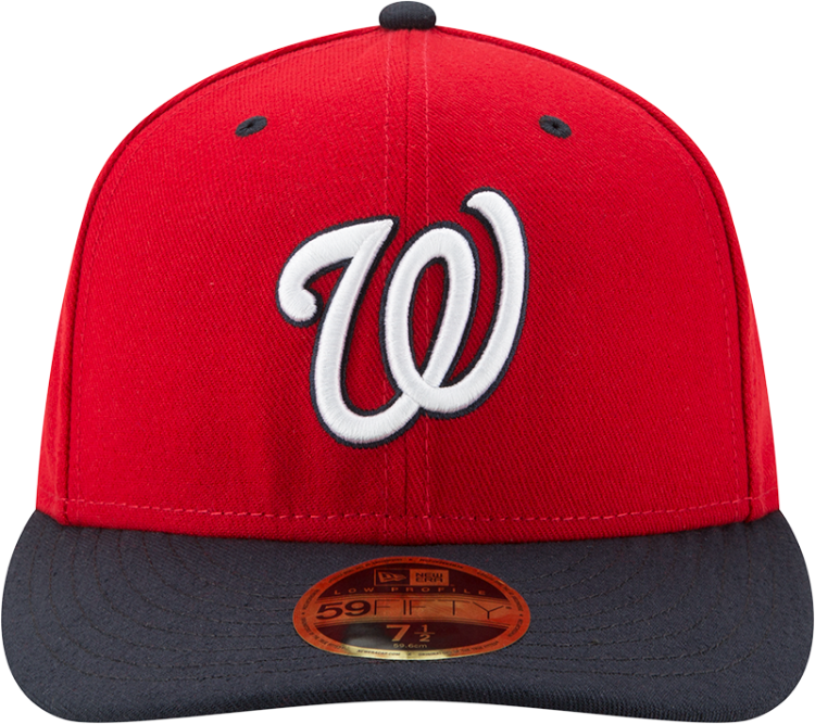 Washington Nationals New Era MLB On-Field Low Profile 59FIFTY Fitted Hat~Navy back view