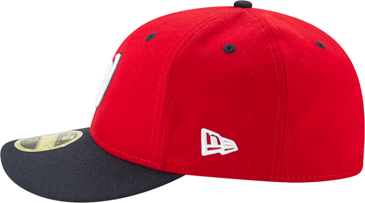 Washington Nationals New Era MLB On-Field Low Profile 59FIFTY Fitted Hat~Navy detail view
