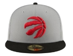 Toronto Raptors New Era "Low Crown" 59FIFTY Fitted Hat-Gray/Black