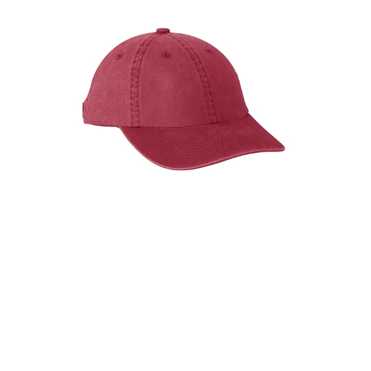 PWU Port Authority® Garment Washed Cap side view
