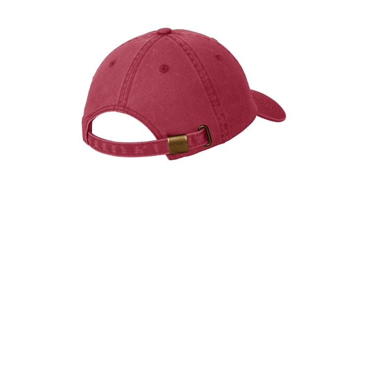PWU Port Authority® Garment Washed Cap back view