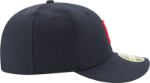 Men's Cleveland Indians New Era Navy Road Authentic Collection On-Field Low Profile 59FIFTY Fitted Hat