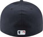 Men's Cleveland Indians New Era Navy Road Authentic Collection On-Field Low Profile 59FIFTY Fitted Hat