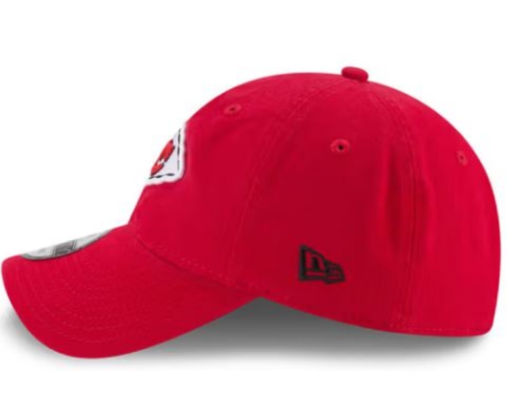 New Era Kansas City Chiefs Core Classic 2.0 9Twenty Adjustable Red Hat side view