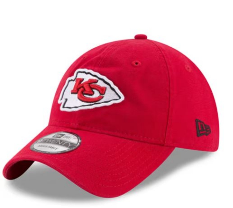 New Era Kansas City Chiefs Core Classic 2.0 9Twenty Adjustable Red Hat back view