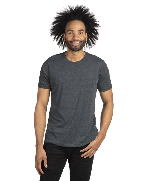 6200 Next Level Apparel Unisex Poly/Cotton Crew T-shirt front view
