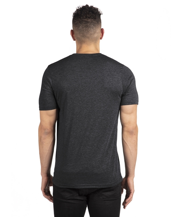 6200 Next Level Apparel Unisex Poly/Cotton Crew T-shirt back view