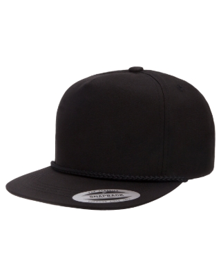YP6002 Yupoong Classic Poplin Golf Snapback front view