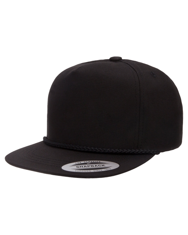 YP6002 Yupoong Classic Poplin Golf Snapback front view