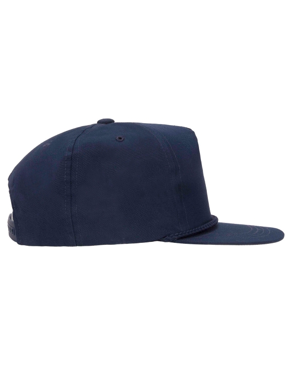Elevate your golfing attire with the YP6002 Yupoong Classic Poplin Golf Snapback, a stylish and versatile accessory.