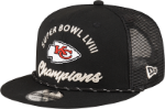 Kansas City Chiefs New Era Super Bowl LVIII Champions Parade 9FIFTY Snapback Hat - Black