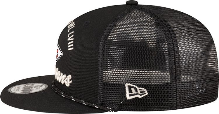 Kansas City Chiefs New Era Super Bowl LVIII Champions Parade 9FIFTY Snapback Hat - Black detail view