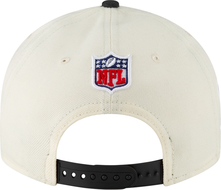 Men's Kansas City Chiefs New Era Cream/Black Super Bowl LVIII Champions Locker Room Low Profile 9FIFTY Adjustable Hat image 6