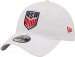 Men's New Era White USMNT Core Classic 2.0 Adjustable Hat