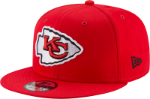 Men's Kansas City Chiefs New Era Red Basic 9FIFTY Adjustable Snapback Hat