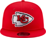 Men's Kansas City Chiefs New Era Red Basic 9FIFTY Adjustable Snapback Hat