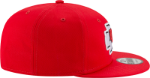 Men's Kansas City Chiefs New Era Red Basic 9FIFTY Adjustable Snapback Hat