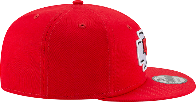Men's Kansas City Chiefs New Era Red Basic 9FIFTY Adjustable Snapback Hat